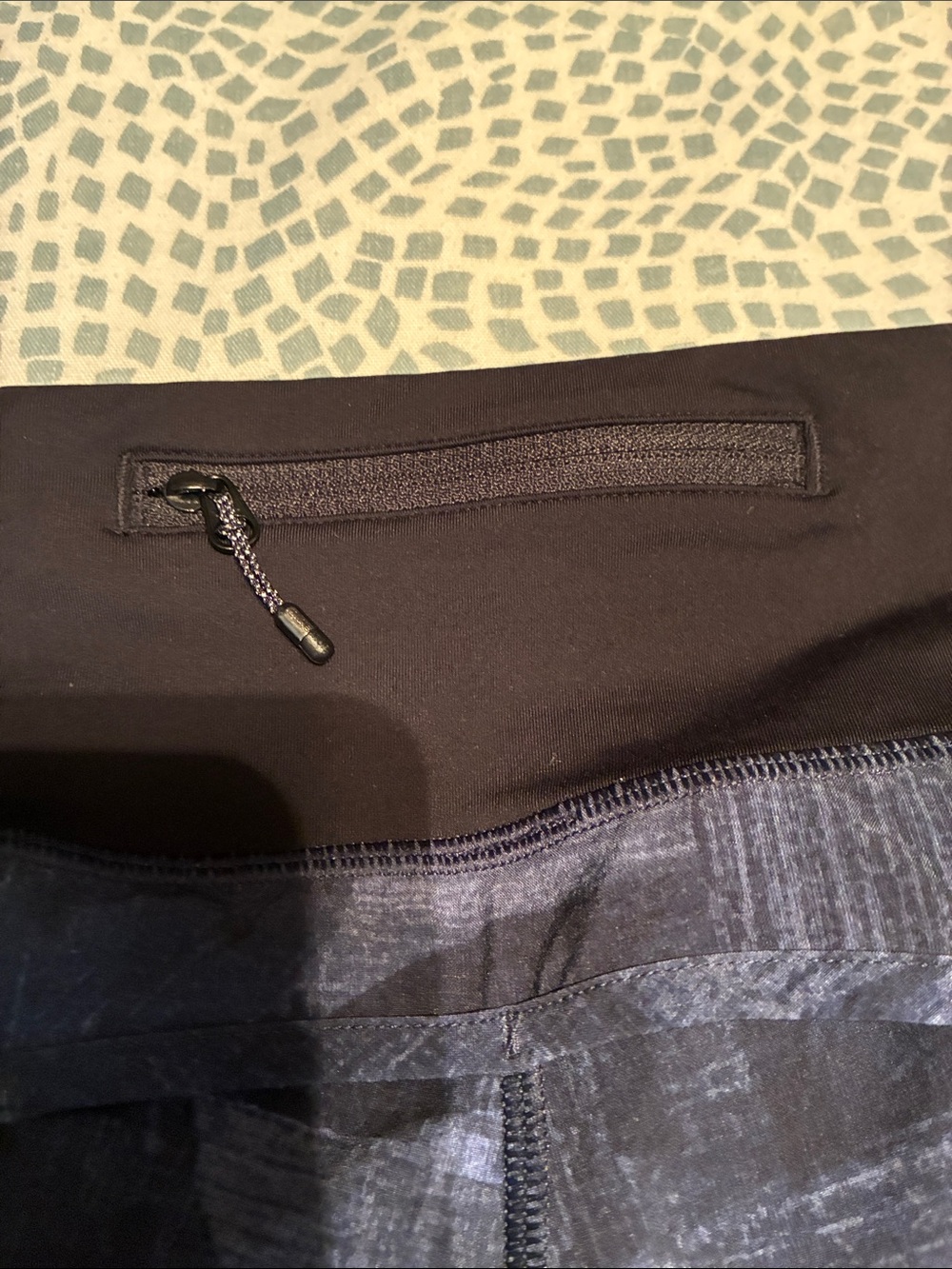 Women's Navy Running Shorts - Picture 6 of 8